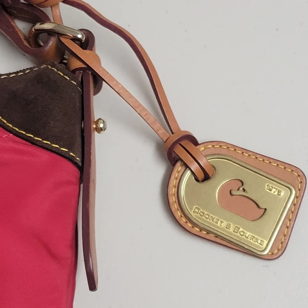 Dooney & Bourke Erica Nylon Hobo Shoulder Bag.